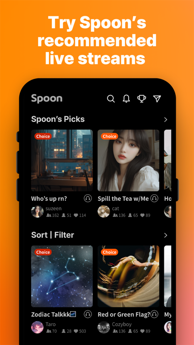 Spoon(スプーン) : 音声コンテンツライブ配信アプリ