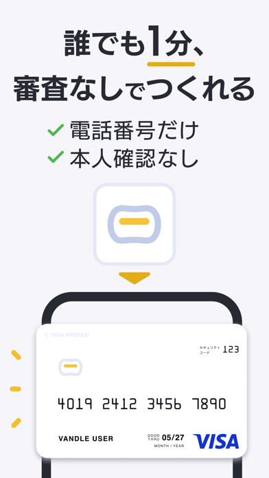 バンドルカード:Visaチャージ式カード、Visaカード