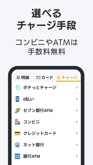 バンドルカード:Visaチャージ式カード、Visaカード