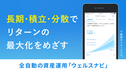 ウェルスナビで全自動の資産運用を