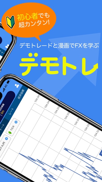 FXデモトレードなら「デモトレ」初心者向けのFXガイドアプリ